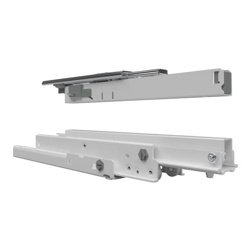 Hệ thống ray ngăn kéo trượt đứng, kiểu Pull-out, mở rộng hoàn toàn với ray dẫn hướng phía trên, chịu tải lên đến 120 kg FULTERER FR 771A 400, chiều dài 400mm Hệ thống ray ngăn kéo trượt đứng, kiểu Pull-out, mở rộng hoàn toàn với ray dẫn hướng phía trên, chịu tải lên đến 120 kg FULTERER FR 771A 400, chiều dài 400mm